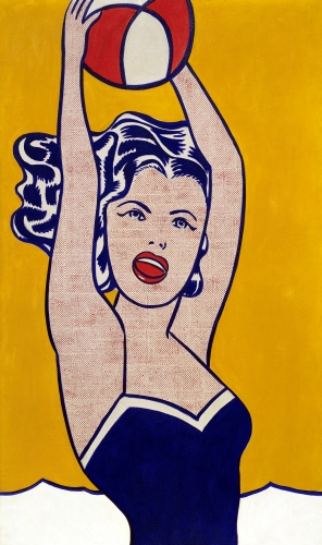 Roy Lichtenstein, Girl with Ball, 1961. 