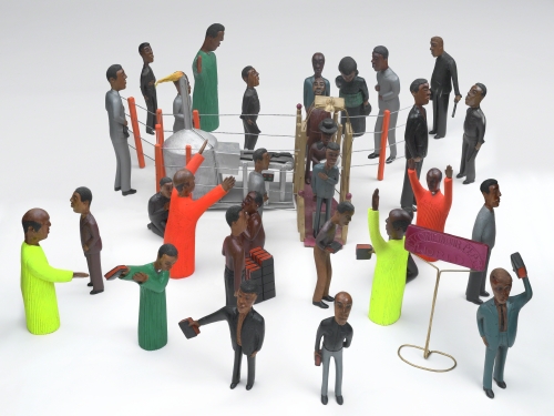 Johannes Mashego Segogela (born 1936 South Africa), Welcome in Our Peace World, 1993. 