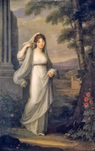 Angelica Kauffmann (1741–1807), Portrait of Helena Mecinska, 1790s. 