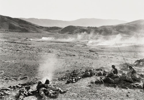 An-My Lê (born 1960, Vietnam), 25 Palms: Infantry Platoon, from the book Small Wars, 2003–2004. 