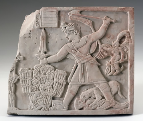 Ancient Meroë (flourished ca. 700 bce–300 CE), Prince Arikankharer Slaying Enemies, 25–41 CE. 