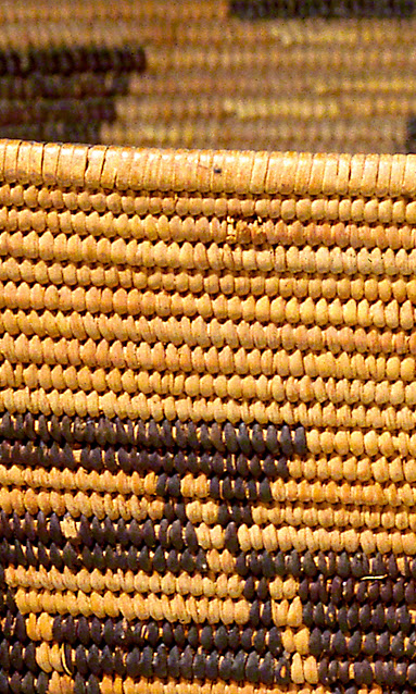 Mary Kea’a’ala Azbill (1864–1932, Maidu, California), Presentation Basket, detail, as early as 1874 to as late as 1932, probably between 1900 and 1932.