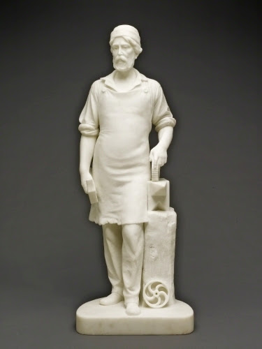 Emma Stebbins (1815–1882, US), Machinist, ca. 1859. 