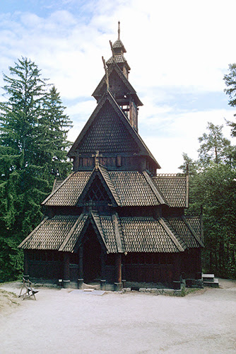 Norway, Gol “stave” church near Oslo at the Norwegian Museum of Cultural History (a replica now exists in Gol), ca. 1235–1265. 