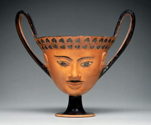 Ancient Greece, Kantharos (drinking cup), 550–525 BCE. 