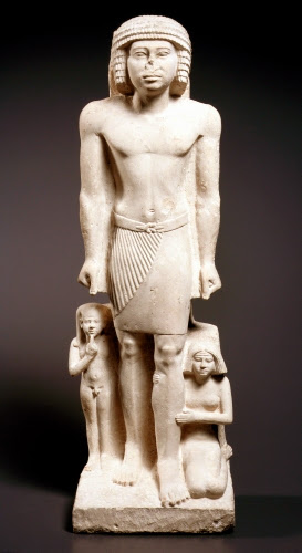 Ancient Egypt, Family Group, mortuary statue, ca 2371–2298 BCE.