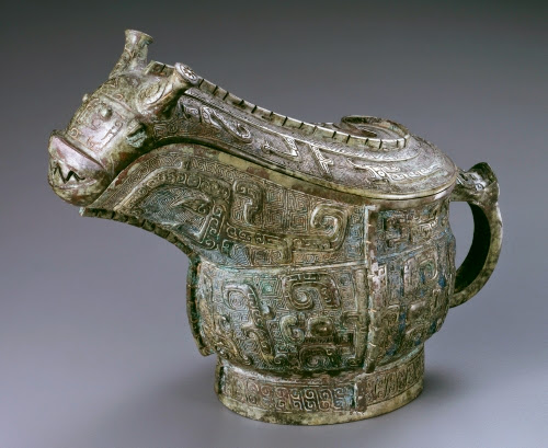 China, Gōng (ritual wine-serving vessel), 1200s–1100s BCE. 
