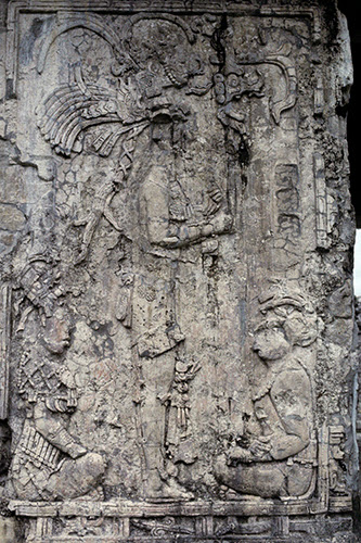 Maya, Ceremonial Scene, ca. 615–620 CE. 