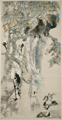  Ren Yi (1840–1895, China), The Five Cardinal Relationships, 1895. 