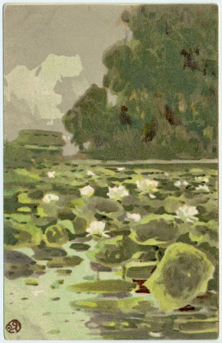  Maruyama Banka (1867–1942, Japan), Postcard, 1900–1910. 