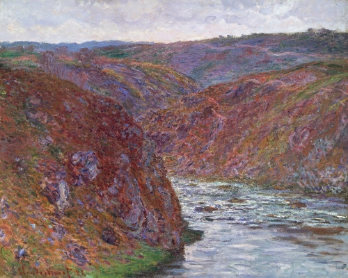  Claude Monet (1840–1926, France), Valley of the Creuse (Gray Day), 1889.