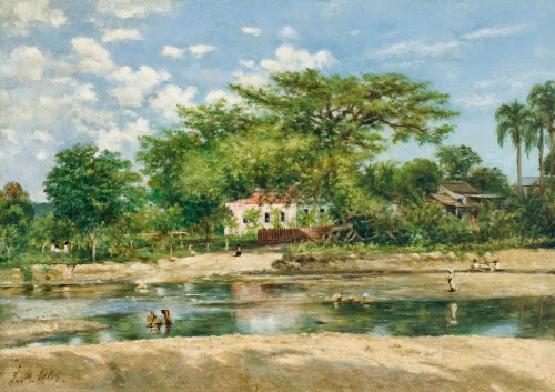 Francisco Oller y Cestero (1833–1917, Puerto Rico), The Ponce Silk-Cotton Tree, ca. 1887–1888.