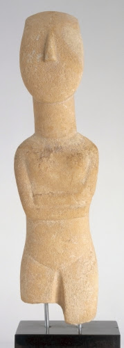Ancient Aegean, Cycladic Culture, Figure of a Woman, ca. 3000–2000 BCE. 