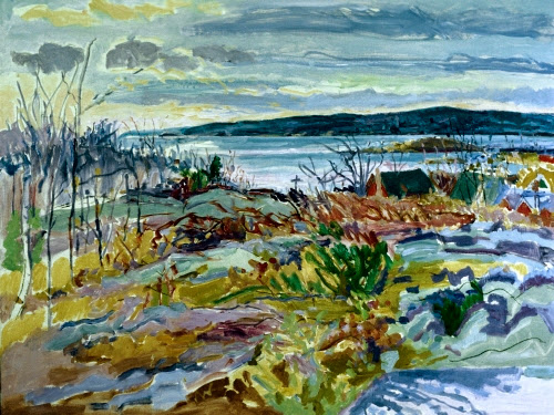 Nell Blaine, View from the Ledge, 1975. 