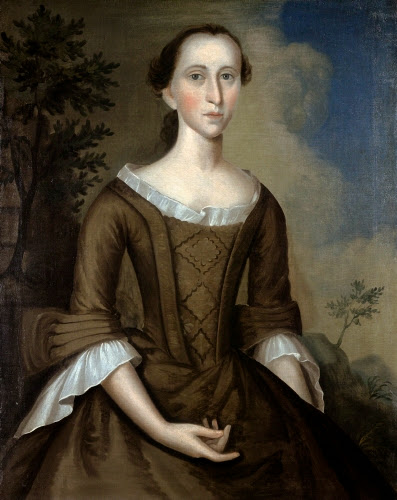 Joseph Badger (1707/1708–1765, US), Mrs. John Haskins, 1759. 
