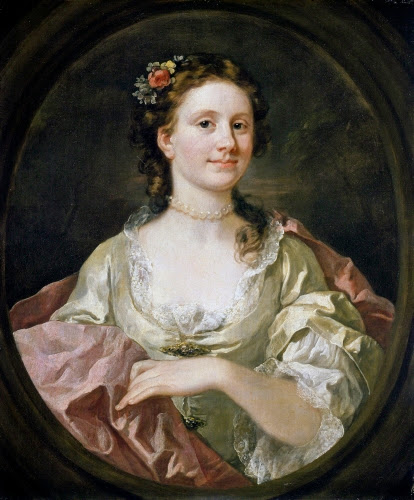 William Hogarth (1697–1764 Britain), Mrs William James, 1744. 