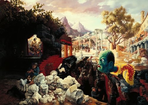Peter Blume, The Eternal City, 1934–1937 (dated 1937). 