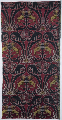 Spain, Textile fragment, ca. 1400. 