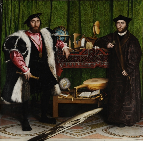 Hans Holbein, the Younger (1497–1543, German) The Ambassadors, 1533. 