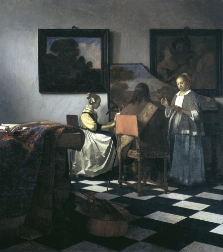  Johannes Vermeer (1632–-1675, Dutch), The Concert, ca. 1665.