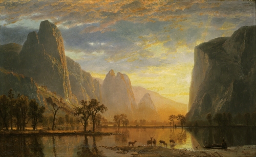 Albert Bierstadt (1830–1902, US, born Germany), Valley of Yosemite, 1864. 