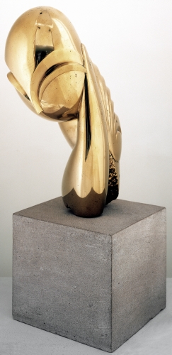 Constantin Brancusi (1876–1957, France, born Romania), Mademoiselle Pogany II, 1920.