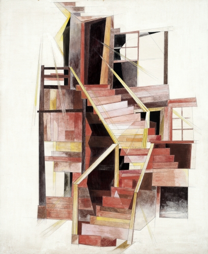 Charles Demuth (1883–1935 US), Stairs, Provincetown, 1920. 