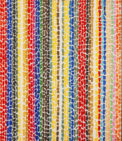 Alma Thomas (1891–1978, US), Breeze Rustling Through Fall Flowers, 1968.