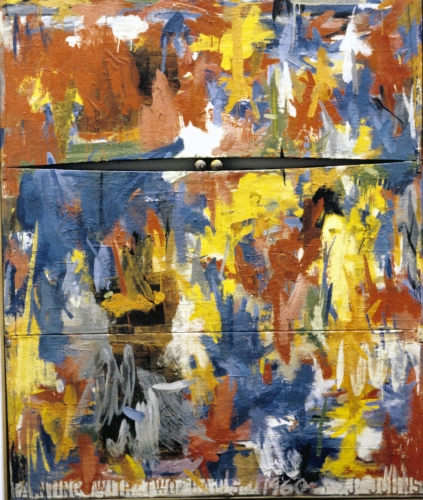  Jasper Johns, Painting with Two Balls, 1960.