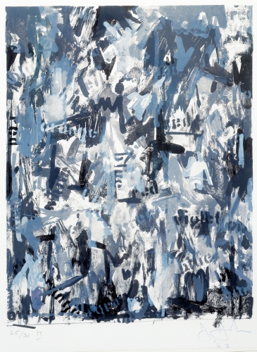 Jasper Johns, False Start, 1962. 