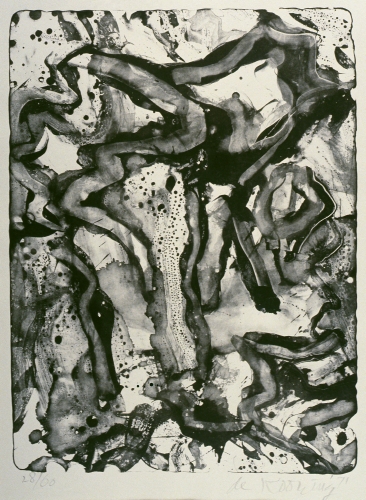Willem de Kooning (1904–1997, US, born Netherlands), The Preacher, 1971. 