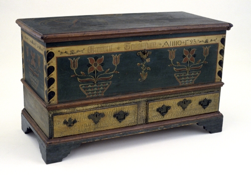 Unknown artist, Pennsylvania, Chest (Kast), ca. 1793. 