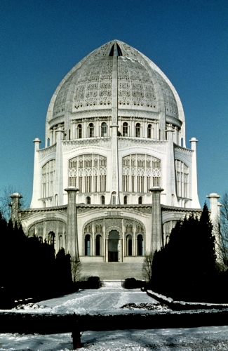 Louis Bourgeois (1856–1930, US, born Canada), Baha’I Temple of Worship, 1921–1931, Wilmette, IL.