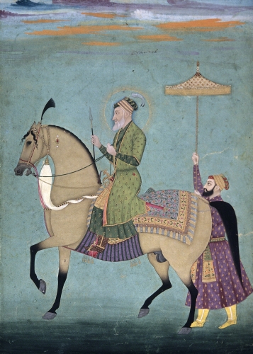 India, Mughal Dynasty, The Emperor Aurangzeb (1618–1707) on Horseback, 1690–1710. 