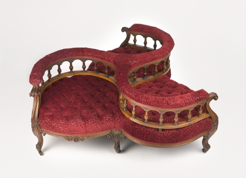 British, Three-way chair/sofa, ca. 1850. 