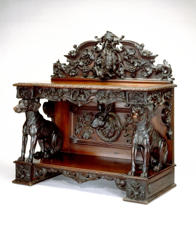 Alexander Roux (1813–1898, US, born France), Side board, ca. 1855. 