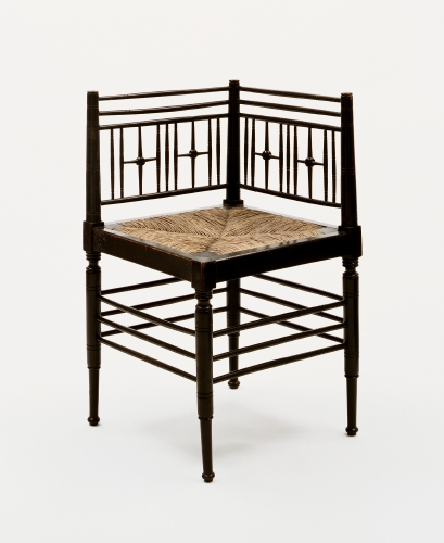  Ford Madox Brown (1821–1893, Britain, designer), Sussex Corner Chair, ca. 1865. 