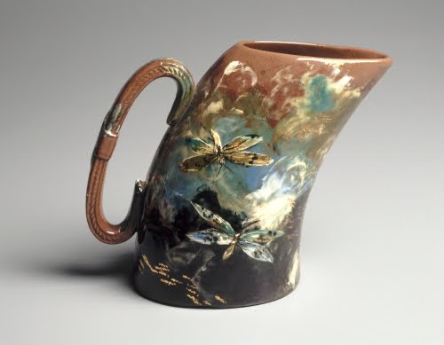Rookwood Factory (1880–1967, Cincinnati), Clara Newton (decorator, 1848–1936), Pitcher, 1882. 