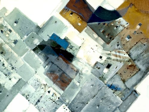 Martyl Langsdorf (1917–2013 US), Winter, from the Aerial View series, 1968. 