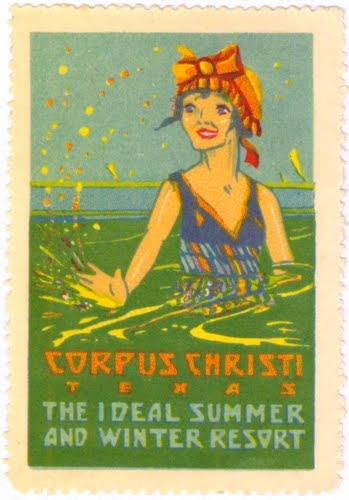 United States, Advertising poster stamp, early 1900s.