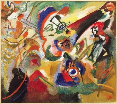 Vasily Kandinsky (1866–1944, Russia), Fragment 2 for Composition VII, 1913. 