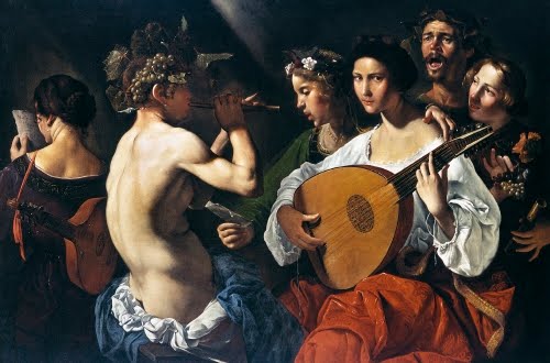 Pietro Paolini (1603–ca. 1681, Italy), A Bacchic Concert, c. 1625–1630. 