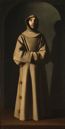 Francisco de Zurbarán (1598–1664, Spain), Saint Francis, ca. 1640–1645. 