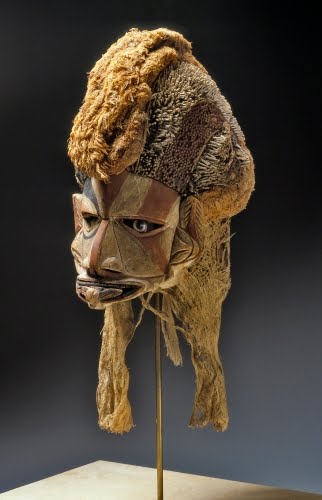 Papua New Guinea, New Ireland, Malagan Mask, 1800s. 