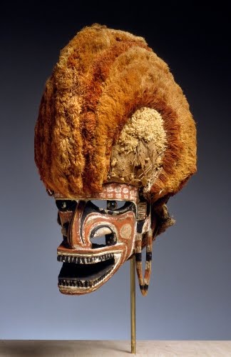 Papua New Guinea, New Ireland, Malagan Mask, 1800s. 