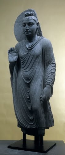 Pakistan, Buddha Sakyamuni, from Peshawar, Gandhara, ca. 150–200 CE.