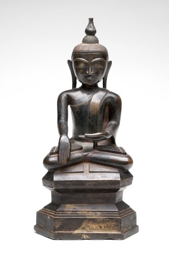  Myanmar, Seated Buddha, 1700s–1800s. 