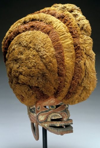 Papua New Guinea, Malagan mask, late 1800s.