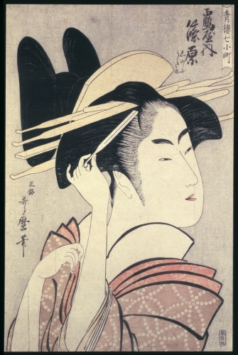 Kitagawa Utamaro (1753–1806), Shinowara of the Tsuruya House. 