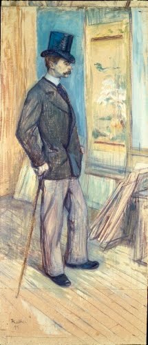  Henri de Toulouse-Lautrec, Portrait of Mr Paul Sescau, 1891. 